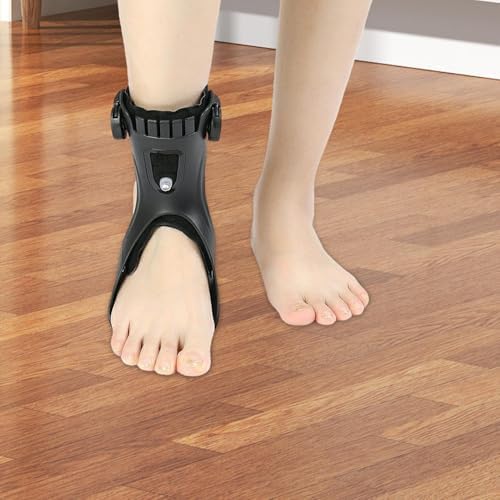 Drop Foot Brace, Foot Drop Stabilizer Brace, Adjustable Ankle Foot Orthosis Support With Inflatable Air-bags, Lightweight Ankle Brace Stabilizer For Shoes Compatibility