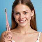 Replacement Brush Heads Compatible with AquaSonic icon Electric Toothbrush, 10 Pack, Blush