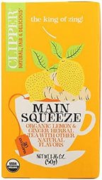 Clipper Tea - Organic Tea - Main Squeeze - Case of 6 - 20 Bags