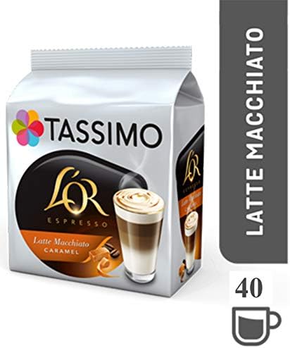 TASSIMO Carte Noire Latte Macchiato Caramel 16 T DISCs - Pack of 5