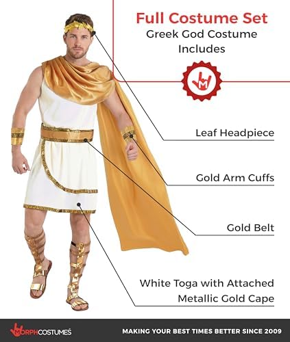 Morph Toga Costume Men, Greek God Costume Men, Roman Toga, Greek Mythology Costumes, Mens Halloween Costumes