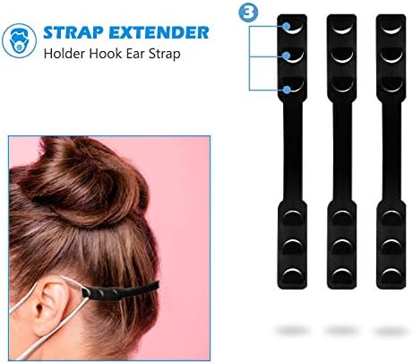 120 Pack Adjustable mask Extenders Ear Strap Saver Extender mask Holder,Comfortable face mask Extension Hook Band Clip,mask Extenders/Ear Savers for avoiding Ear Paining