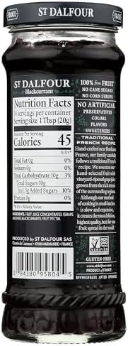 St Dalfour, Fruit Spread Black Currant, 10 Ounce
