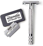 Wilkinson Sword Double Edge Razor for Men With 5 Double Edge Razor Blades Refills
