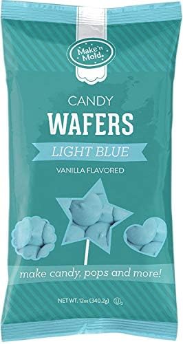 Make'n Mold Vanilla-Flavored Melting Candy Wafers Light Blue, 12 Ounce