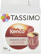 Tassimo Kenco Americano Grande XL Coffee Pods, Pack of 16