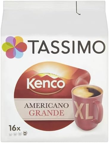 Tassimo Kenco Americano Grande XL Coffee Pods, Pack of 16