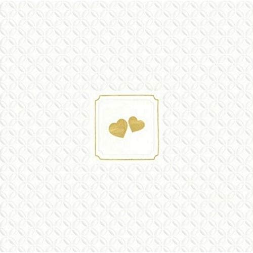 IHR 16 Luxury Paper Luncheon Napkins- Giorno Festivo (Gold Heart)
