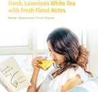 NEPAL TEA Organic White Tea Loose Leaf - USDA Certified Organic from a Family Farm in the Himalayas - Award-Winning Premium Tea Leaves to Enjoy Hot or Cold – 3.5oz /100g (White Prakash)