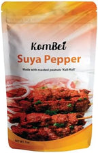 Kombei Suya Spice - Authentic Nigerian Yaji, Premium African Seasoning Powder | Pepper mix for Beef Steak, Chicken, Seafood & BBQ Dry Rub - 7oz (Sweet & Spicy