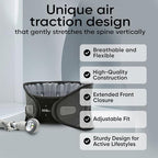 DDS, Inc. G2 Lumbar Decompression Belt, Pneumatic Air Decompression Back Brace for Men and Women, Lower Back Stability for Work, Home, Driving, Lifting, and Daily Wear for All Activity –Extra Large