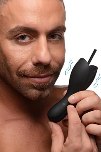 Trinity Vibes 10X Vibrating Penis Head Teaser with Urethral Sounds Premium Silicone Masturbator, 3 Lengths Interchangeable Urethral Sounds Rechargeable Textured Inner Sleeve Rod Stimulator for Men