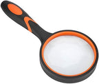 65mm 8X Handle Magnifier for Reading Newspaper Book Reader, Anti-Skid Design, Lenses, Ideal Gift for Elderly