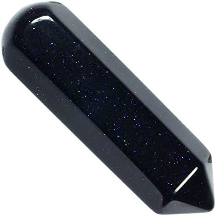 Blue Goldstone Crystal Massage Wand ~70mm