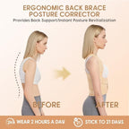 Posture Corrector for Women & Men – Adjustable Back Brace with Full Back Support, Shoulder Straightener for Spine Alignment, Scoliosis, Hunchback & Back Pain Relief (Beige, Medium)