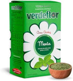 Verdeflor Yerba Mate Tea Mint Infused 500g, 1.1LBS| Unsmoked Loose Leaf Clean Natural Energy Drink | Jitter Free | Enjoy With Yerba Mate Gourd and Bombilla | Made In Argentina