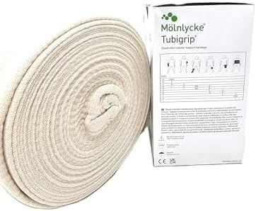 Generic Tubi Grip 1434 Elasticated Tubular Support Bandage, Natural, Size E, 10.9 Yards