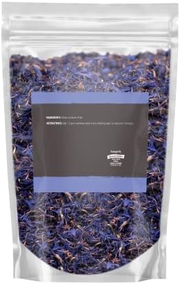 Birch & Meadow 4 oz Whole Cornflower Petals, Decorative, Tea & Cooking Additive