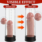 Male Bigger Growth Pump Vacuum Penisen Largement Tool Men with Strong Suction Men's Extended Water Pump Adjustable Man's Home Performance Set Training Tools Trainer EA05