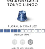 Nespresso Capsules Original Line Tokyo Vivalto Lungo, Medium Roast Coffee, 50 Count Coffee Pods