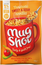 Mug Shot - Sweet & Sour Flavour Noodles - 67g (Multi-Pack - 5)