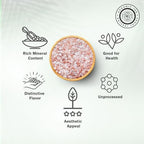 Pride Of India Pure Himalayan Pink Salt | Enriched w/ 84+ Natural Minerals | Coarse Salt Grind | Rock Salt | Dual Sifter | 4.8 oz (136.1 gm) Jar