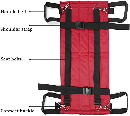 Wheelchair Seat Belt, Emergency Evacuation Chair Multifunction Lift Sling Transfer Belt for Seniors, Bedridden and Disabled, Comfort Wheelchair Cushion - Elderly Transfer Helper