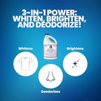 (6 Gallons) - Liquid Chlorine Bleach, for Laundry, Household and Commercial Cleaning, 1 Gallon Jugs
