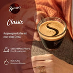 Senseo Classic Medium Roast Coffee Pods, Single Serve Pods Bulk Pack for Senseo Coffee Machine, Compostable Pods for Hot or Iced Coffee, Cold Brew Coffee, 16 Count, Pack of 10