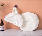 LELEBEAR Coral Fleece Hot Compress Towel, 2pcs Reusable Spa Facial Towels, Hot Compress Towel for Face (B)