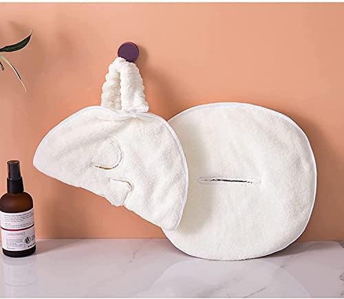 LELEBEAR Coral Fleece Hot Compress Towel, 2pcs Reusable Spa Facial Towels, Hot Compress Towel for Face (B)