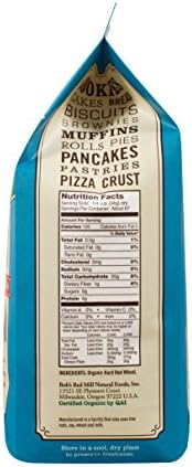 Bob's Red Mill, Flour Unbleached White All Purpose Organic, 80 Ounce