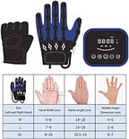 Robot Gloves For Rehabilitation, Hand Rehabilitation Device Assistance, Training Equipment For Stroke Hemiplegia, Finger Stretching Brace Guard Protector,Left Hand,XL,Collector88