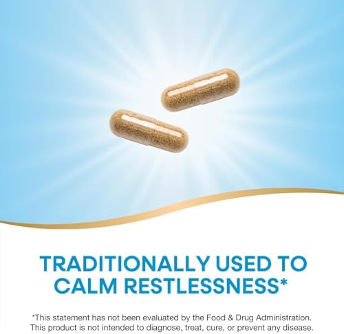 Nature's Way Chamomile Flower - 700 mg per 2-Capsule Serving- Traditional Calming Aid* - Herbal Supplement - Non-GMO Project Verified & Gluten Free - 100 Vegan Capsules