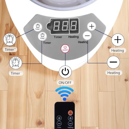 3L Sauna Steamer, Fcc Certified 3L & 1200W Steam Generator, Sauna Steamer Machine with Remote Control, Portable Sauna Steamer with Sturdy Lid And Explosion-Proof Interior, White
