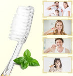 100pcs Prepasted Disposable Toothbrushes Bulk Individually Wrapped Pre Pasted Soft Bristle Tooth Brush Set Travel Toothbrushes for Homeless Gift Hotel Camping Travel