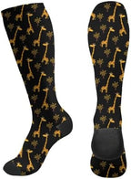 Computer Nerd Circuit Board CPU Socks For Women & Men Support Circulation For Nurse, Travel, Flight