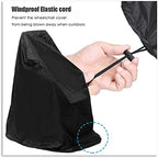 Electric Wheelchair Cover Waterproof for Travel Heavy Duty Mobility Scooter Cover Outdoor Protector from Rain UV Dust Dirt