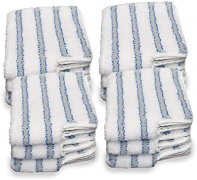 Design Replacement Dual-Sided Microfiber Scrub Mop Pads Fit for ProMist MAX Spray Mop (Pack of 12)