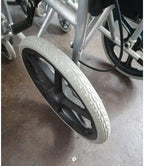 22 Inch Manual Wheelchair Rear Wheel Accessories Ordinary Black and Gray Tires Suitable for A Variety of Wheelchairs(Black)