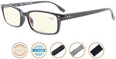 CessBlu Blue Light Filter Glasses Men Women Reading Computer UV Protection Eyeglasses