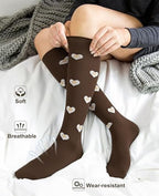 ACTINPUT Compression Socks for Women&Men 15-20mmHg Medical Knee High Support for Seniors,Pregnancy,Flight,Nurse&Circulation