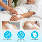 OK TAPE Dressing Retention Tape for Wound Care, Medical Tape for Gauze & Bandage Fixation, Surgical Tape 4" x 11 Yds, Latex-Free Gentle on Sensitive Skin (1 Pack)