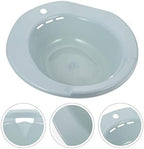 EXCEART 1Pc Sitz Bath Postpartum Care Treatment Wash Basin Seat Sitz Bath Squat Basin for Elderly Pregnant Women Men (Blue)