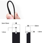 ZEALMAX 1 Pair Glasses Replacement Temple Arm, Eyewear Frame Temple for Repairing Eyeglasses, Black