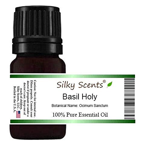 Basil Holy Essential Oil (Ocimum Sanctum) 100% Pure and Natural - 1OZ-30ML