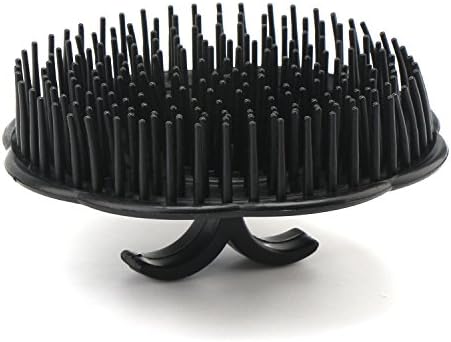 Segbeauty Mens Shampoo Brush, 4pcs Scalp Massage Brushes, Massage Hair Brush Floriated Shower Comb for Deep Cleaning Hair Men's Hand Brush Plastic Growth Beard Brush Pet Grooming Round Palm Brush