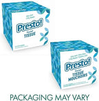Amazon Brand - Presto! Ultra-Soft 3-Ply Premium Facial Tissues, 264 Count (4 Cube Boxes of 66), Packaging May Vary