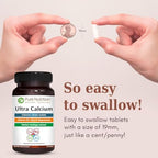 Pure Nutrition Ultra Calcium 1000mg with VIT D3 + K2 | 90 Tab | Calcium Supplement with Calcium Citrate Malate, VIT D3, K2, Moringa Oleifera, Magnesium and Zinc.