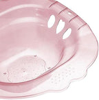 predolo Toilet Sitz Bath for Men and Women with Steam Feature and Non-Slip Design, Portable and Reusable, Pink